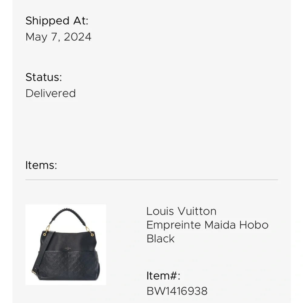 Louis Vuitton Empreinte Maida Hobo in Black - Picture 12 of 16